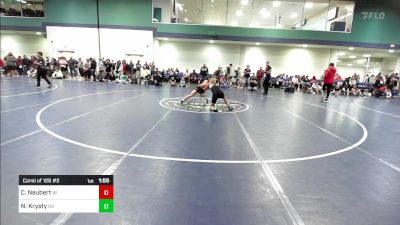 126 lbs Consi Of 128 #2 - Carson Neubert, WI vs Neal Krysty, OH