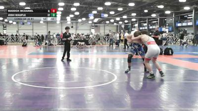 120 lbs Consi Of 32 #1 - Maddox McDaniel, AL vs Josh Waufle, KY