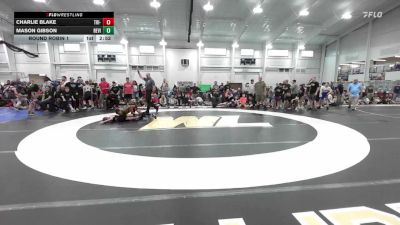80 lbs Round Robin 1 - Charlie Blake, Tri-State Grapplers - EL vs Mason Gibson, Revival Black - EL