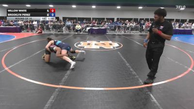 132 lbs Round Of 16 - Willow White, FL vs Brooklyn Perez, AZ