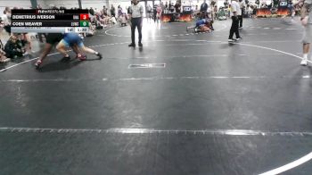 190 lbs 1st Place Match - Demetrius Iverson, Unattached vs Coen Weaver, Level Up Wrestling Center