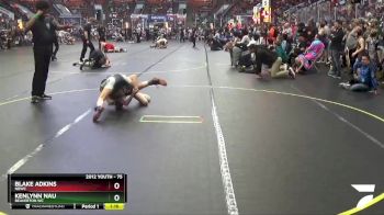 75 lbs Cons. Round 5 - Kenlynn Nau, Beaverton WC vs Blake Adkins, NBWC