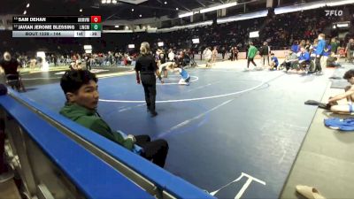 144 lbs Cons. Round 5 - Sam Dehan, Auburn Mountainview vs Javian Jerome Blessing, Lincoln (Tacoma)
