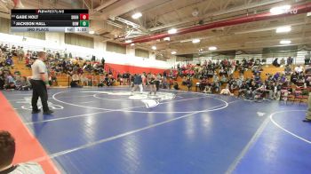 215 lbs 3rd Place - Gabe Holt, Souhegan vs Jackson Hall, Bow