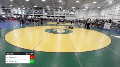 81 lbs Round Of 16 - Lukas Brown, Goffstown NH vs Matthew Flaherty, King Philip