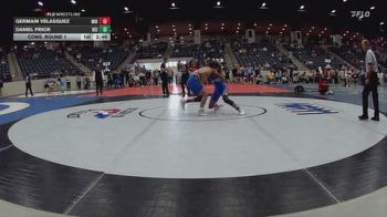 125 lbs Cons. Round 1 - Daniel Prior, Briar Cliff (Iowa) vs Germain Velasquez, Midway University
