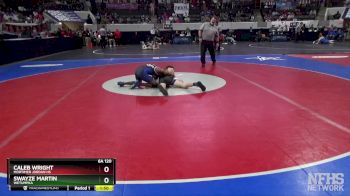 6A 120 lbs Quarterfinal - Caleb Wright, Mortimer Jordan HS vs Swayze Martin, Wetumpka