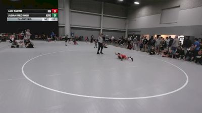 43 lbs Quarters - Judah Recinos, Arlington Cardinals Wrestling Club vs Jax Smith, Ironhawk Wrestling Academy