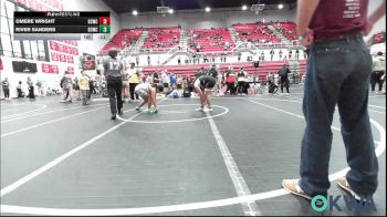 132-146 lbs Rr Rnd 3 - Joslyn Cheney, Blackwell Wrestling Club vs Quetzali Salas, Standfast