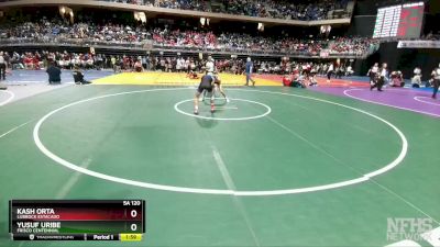 5A 120 lbs Quarterfinal - Yusuf Uribe, Frisco Centennial vs Kash Orta, Lubbock Estacado