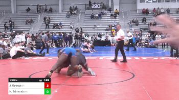 285 lbs Semifinal - Jabare George, GA vs Naa'sir Edmonds, VA