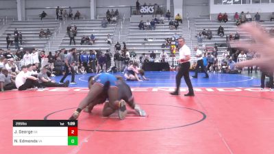 285 lbs Semifinal - Jabare George, GA vs Naa'sir Edmonds, VA