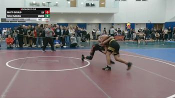 132 lbs Cons. Round 3 - Matt Gould, St John Vianney vs Shai Sabag, Germantown Academy