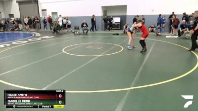 119 lbs Round 3 - Hailie Smith, Anchor Kings Wrestling Club vs Isabelle Kerr, Bethel Freestyle Wrestling Club