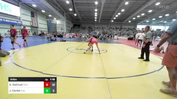 120 lbs Rr Rnd 3 - Adriana DeGroat, MetroWest United vs Jocelyn Danbe, Diesel Wrestling Academy