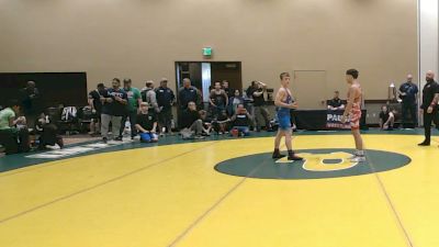 120 lbs Cons. Quarters - Aaron Szumowski, Triumph Trained vs Austin White, Mcdonald Wrestling Academy