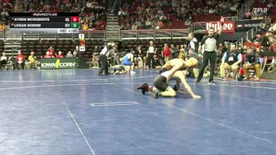 2A-150 lbs Cons. Round 4 - Ayden McRoberts, Sergeant Bluff-Luton vs Logan Boehm, North Fayette Valley