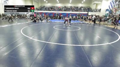 132 lbs Cons. Semi - Treven Bush, Kellogg vs Brandon Felix, Post Falls