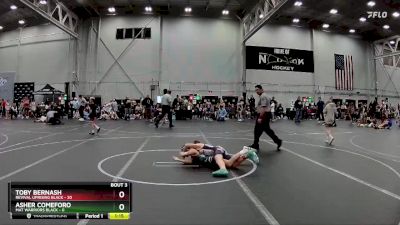 96 lbs Round 2 (4 Team) - Toby Bernash, Revival Uprising Black vs Asher Comeforo, Mat Warriors Black