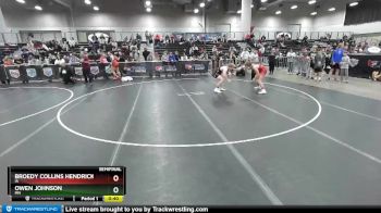 187 lbs Semifinal - Broedy Collins Hendricks, IA vs Owen Johnson, MN