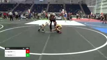 58 lbs Final - Antonio Aguilar, Red Wave Wrestling vs Clace Hanlon, Gold Rush WC