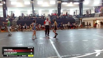 65 lbs Round 7 (8 Team) - Van Craig, Florida Scorpions vs Karter Brandt, Alabama Elite