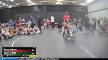 50 lbs Emma Jimenez, Team Bear White vs Blaze Murray, Team Bear Navy