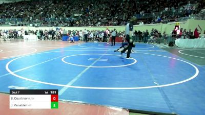 87 lbs Round Of 64 - Bo Courtney, Husky Wrestling Club vs Jerry Venable, Enid Junior High