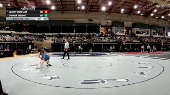 100 lbs 3rd Place Match - Laicey Durham, Williamsport vs Oriana Boling, La Plata