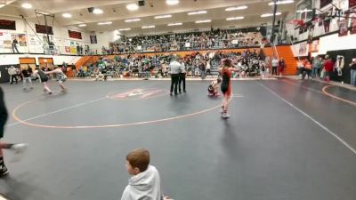 73-79 lbs Round 1 - Lily Lennon, Powell Middle School vs Oakley Pedraza, Worland Middle School