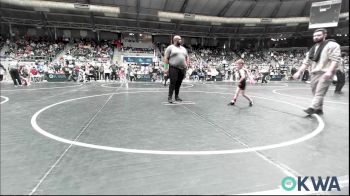 43 lbs Consi Of 32 #2 - Elwood Manley, Perry Wrestling Academy vs Brycen Leal, Jacket Wrestling Club