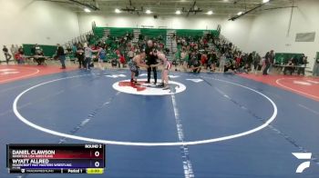 190 lbs Round 2 - Daniel Clawson, Riverton USA Wrestling vs Wyatt Allred, Moorcroft Mat Masters Wrestling Club