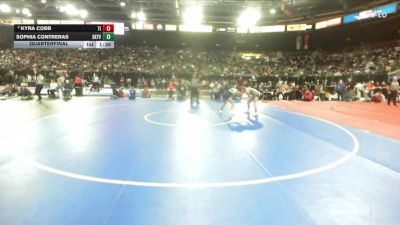 105 lbs Quarterfinal - Sophia Contreras, Skyview vs Kyra Cobb, Timberline