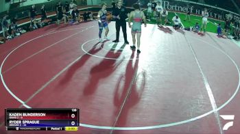 138 lbs Champ Round 1 (16 Team) - Kaden Bunderson, Idaho 2 vs Ryder Sprague, Oregon 2