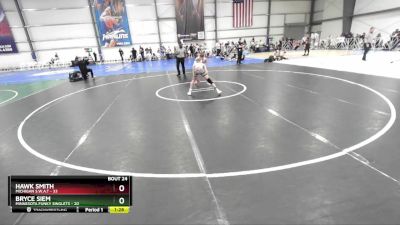 110 lbs Rd# 9- 2:15pm Saturday Final Pool - Hawk Smith, Michigan S.W.A.T vs Bryce Siem, Minnesota Funky Singlets