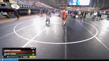 126 lbs Cons. Round 2 - Jaxson Humphries, OK vs Drake Gosda, WI