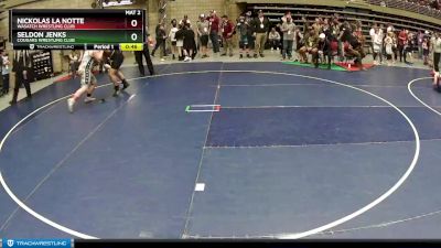 Cons. Round 2 - Nickolas La Notte, Wasatch Wrestling Club vs Seldon Jenks, Cougars Wrestling Club