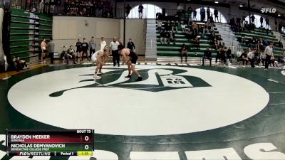 120 lbs Champ. Round 2 - Nicholas Demyanovich, Benedictine College Prep vs Brayden Meeker, Gonzaga