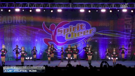 A-List Athletics - Bling [2026 L2 Junior - Small Day 2] 2026 Spirit Cheer Grand Nationals