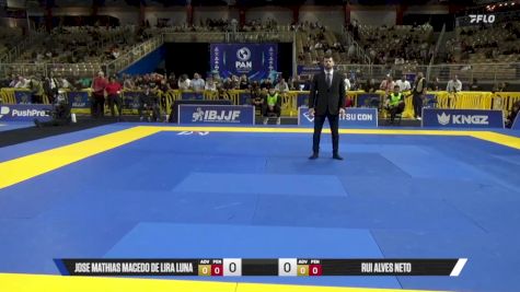 Rui Alves Neto vs Jose Mathias Macedo De Lira Luna 2025 Pan Jiu Jitsu IBJJF Championship