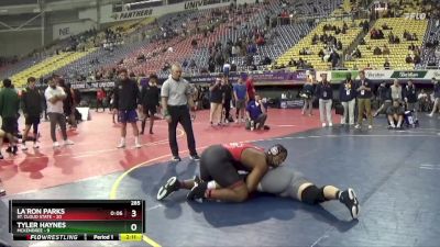 285 lbs Semis & 3rd Wb (16 Team) - La`Ron Parks, St. Cloud State vs Tyler Haynes, McKendree