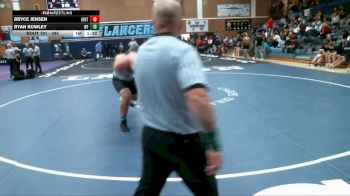 285 lbs Quarterfinal - Ryan Rowley, West Field vs Bryce Jensen, Uintah