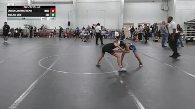 64 lbs Round 4 (8 Team) - Owen Zimmerman, Mat Assassins Black vs Dylan Lee, Savage WA