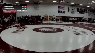 149 lbs Champ. Round 1 - Josh Cherba, Wisconsin-La Crosse vs Trent DuMont, Wisconsin-Platteville