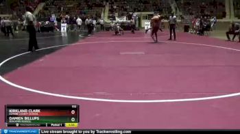 132 lbs Champ. Round 1 - Damien Billups, Benjamin Russell vs Kirkland Clark, Elmore County School