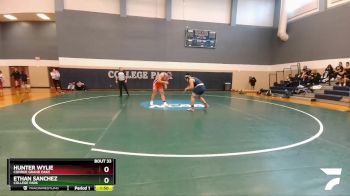 190 lbs Round 1 - Hunter Wylie, Conroe Grand Oaks vs Ethan Sanchez, College Park