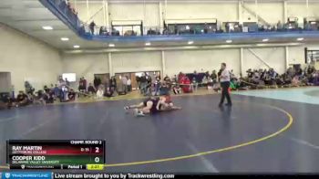 165 lbs Champ. Round 2 - Cooper Kidd, Delaware Valley University vs Ray Martin, Gettysburg College
