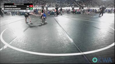 61 lbs Consi Of 16 #2 - Achilles Davie, Salina Wrestling Club vs Christian Schwahn, Chandler Takedown Club