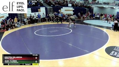 115 lbs. Champ. Round 1 - Rory Flores, Lafayette (Wildwood) vs Kristen DeLaRosa, Broken Arrow