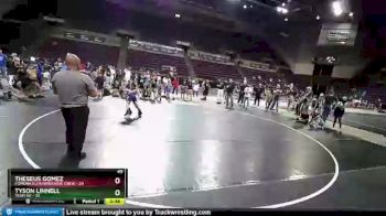 49 lbs Round 5 (10 Team) - Tyson Linnell, Team NV vs Theseus Gomez, Pomona Elite/Wrecking Crew